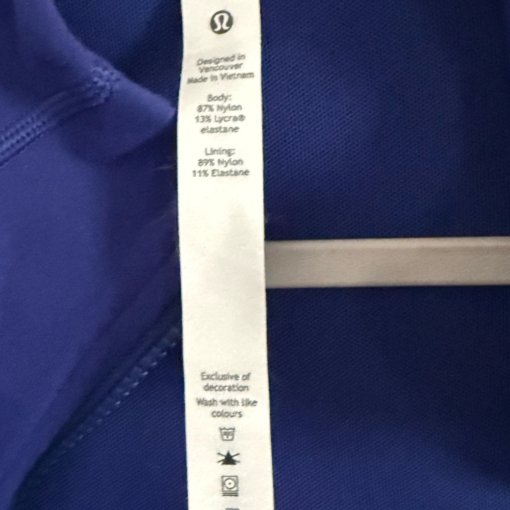 Lululemon Athletica Define cobalt blue full-zip athletic jacket - Picture 5 of 7